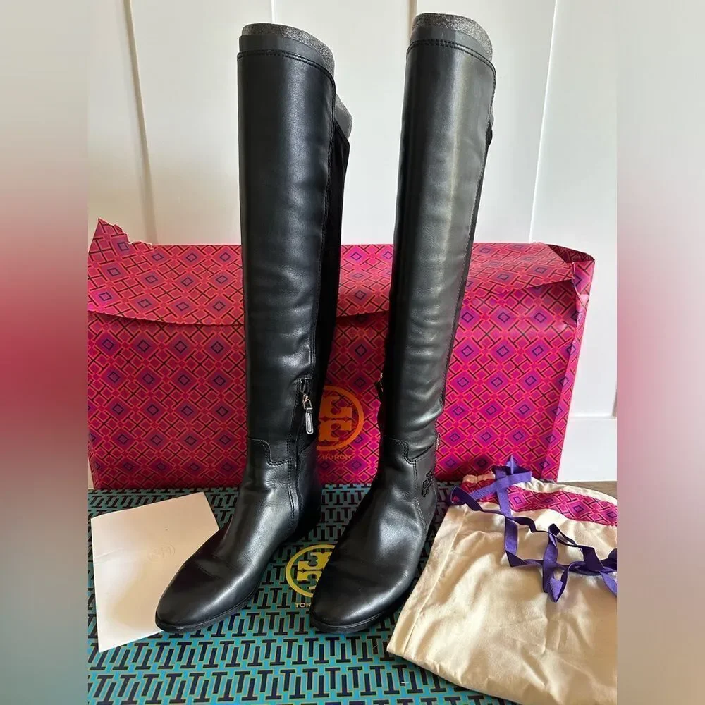 Tory Burch Wyatt Over the Knee Boots 9